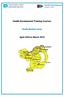 Health Development Training Courses. South Eastern Area. April 2018 to March 2019