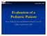 Evaluation of a Pediatric Patient