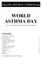 WORLD ASTHMA DAY.