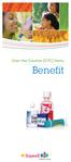 Over-the-Counter (OTC) Items. Benefit