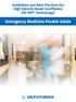 Guidelines and Best Practices for High Velocity Nasal Insufflation (Hi-VNI Technology) Emergency Medicine Pocket Guide