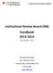 Institutional Review Board (IRB) Handbook