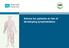 Lymphoedema Network Northern Ireland. Advice for patients at risk of developing lymphoedema