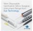 New Disposable Ophthalmic Micro Surgical Instrument Range from Eye Technology