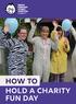 HOW TO HOLD A CHARITY FUN DAY