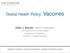 Global Health Policy: Vaccines