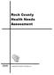 Rock County Health Needs Assessment