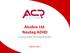 Alcobra Ltd. Nasdaq:ADHD Corporate Presentation
