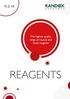 The highest quality range of routine and novel reagents REAGENTS