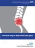 The best way to deal with back pain