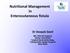 Nutritional Management in Enterocutaneous fistula Dr Deepak Govil
