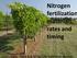 Larry Stein, Texas A & M AgriLife Extension Service. Nitrogen fertilization materials, rates and timing