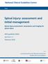 Spinal injury: assessment and initial management