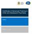 Certificate of Advanced Training in Child and Adolescent Psychiatry. Syllabus