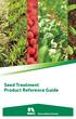 Seed Treatment Product Reference Guide