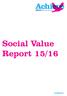 Social Value Report 15/16