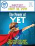 YET. The Power of. YEt. Sponsorship Opportunities MAY 18, NJACYF 2017 Annual Conference NO. 180 MAY 2017