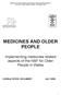 MEDICINES AND OLDER PEOPLE
