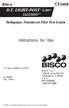 D.T. LIGHT-POST. Instructions for Use. Bisco 0459 D.T. LIGHT-POST X-RO. Radiopaque Translucent Fiber Post System ILLUSION