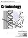 Criminology MODULAR TECHNOLOGY EDUCATION. Scope & Sequence 81450
