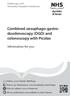 Combined oesophago-gastroduodenoscopy. colonoscopy with Picolax