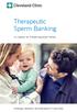 Therapeutic Sperm Banking