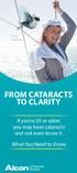 FROM CATARACTS TO CLARITY