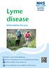 Lyme disease. Information for you. Follow us on Find us on Facebook at   Visit our website: