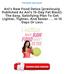 Read & Download (PDF Kindle) Ani's Raw Food Detox [previously Published As Ani's 15-Day Fat Blast]: The Easy, Satisfying Plan To Get Lighter,