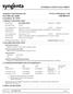 MATERIAL SAFETY DATA SHEET. In Case of Emergency, Call Syngenta Crop Protection, Inc. Post Office Box Greensboro, NC 27419