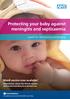 Protecting your baby against meningitis and septicaemia