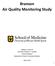 Branson Air Quality Monitoring Study