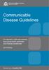 Communicable Disease Guidelines