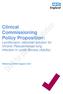Clinical Commissioning Policy Proposition: Levofloxacin nebuliser solution for chronic Pseudomonas lung infection in cystic fibrosis (Adults)