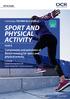 SPORT AND PHYSICAL ACTIVITY