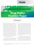 Drug Policy Position Paper