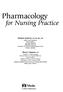 Pharmacology. for Nursing Practice. Kathleen Gutierrez, PhD, RN, ANP, CNS