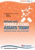 ASSAYS TODAY FORMULATIONS IMPROVE YOUR PHARMACEUTICAL SCIENCES ANALYTICAL DEVELOPMENT.   PHARMACEUTICAL ANALYSIS GUIDE VOL.