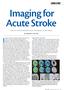 Imaging for Acute Stroke