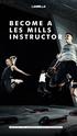 BECOME A LES MILLS INSTRUCTOR