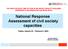National Response Assessment of civil society capacities