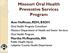 Missouri Oral Health Preventive Services Program