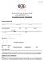 PARTICIPATION APPLICATION and AGREEMENT for CULINARY SCHOOL PROGRAM