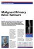 Malignant Primary Bone Tumours