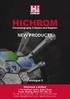 HICHROM. Chromatography Columns and Supplies NEW PRODUCTS. Catalogue 9. Hichrom Limited