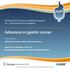 Advances in gastric cancer