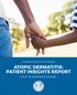 ECZEMA SOCIETY OF CANADA ATOPIC DERMATITIS: PATIENT INSIGHTS REPORT MILD-TO-MODERATE DISEASE