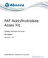 PAF Acetylhydrolase Assay Kit