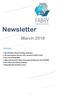 Newsletter. March Contents
