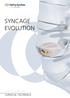 SYNCAGE EVOLUTION. This publication is not intended for distribution in the USA. SURGICAL TECHNIQUE